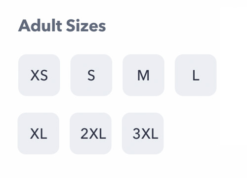 Multiple size options